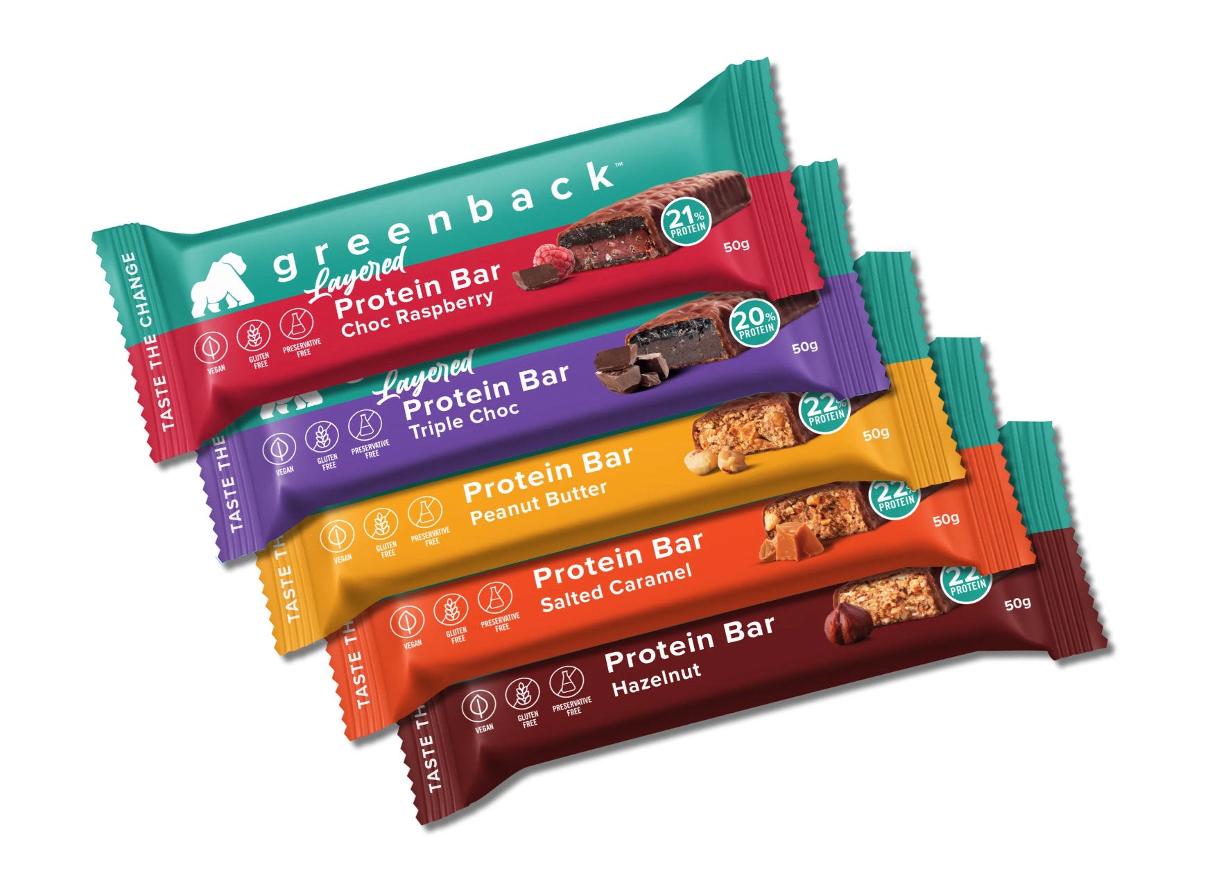 Plant-Based Sampler Protein Bars 50g x 6pk