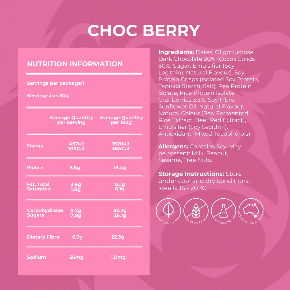 Choc Berry (12 Pack)