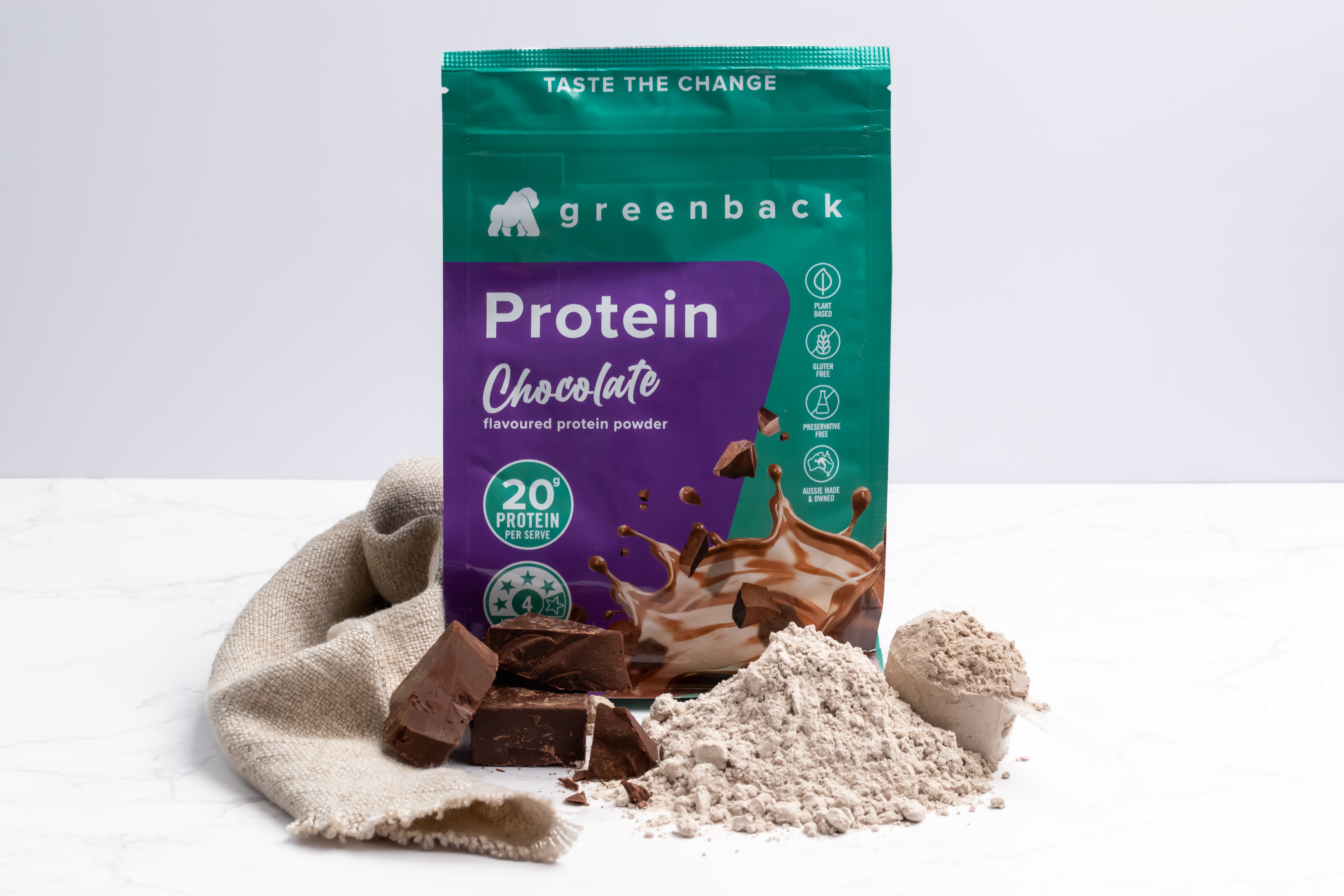 Plant-Based Chocolate Protein Powder 330g