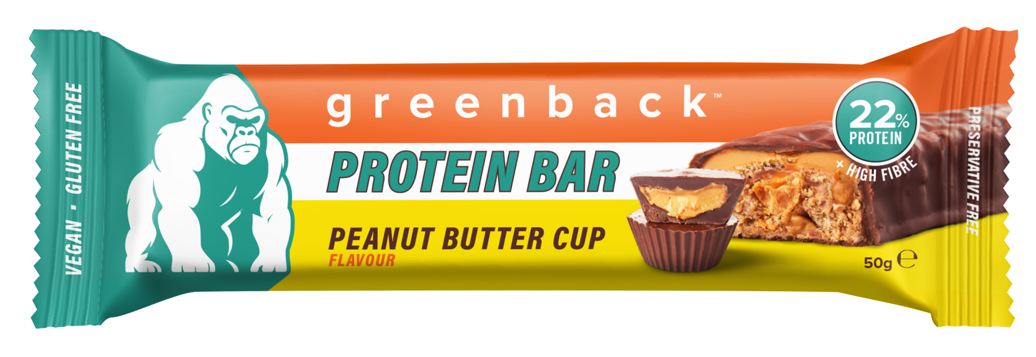Peanut Butter Cup Protein Bar 50g (12 Pack)