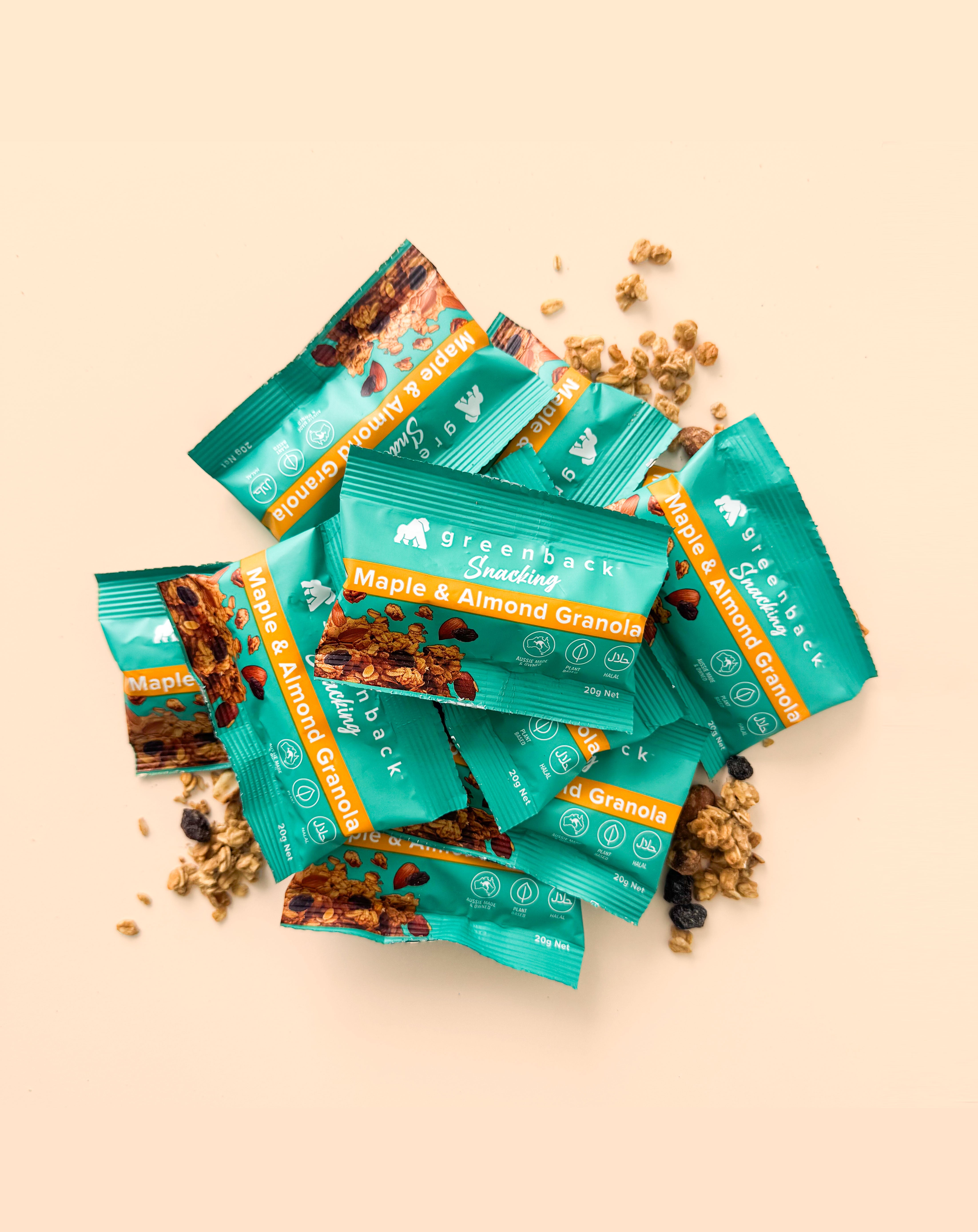 Maple & Almond Granola Yoghurt Toppers - 10 Pack