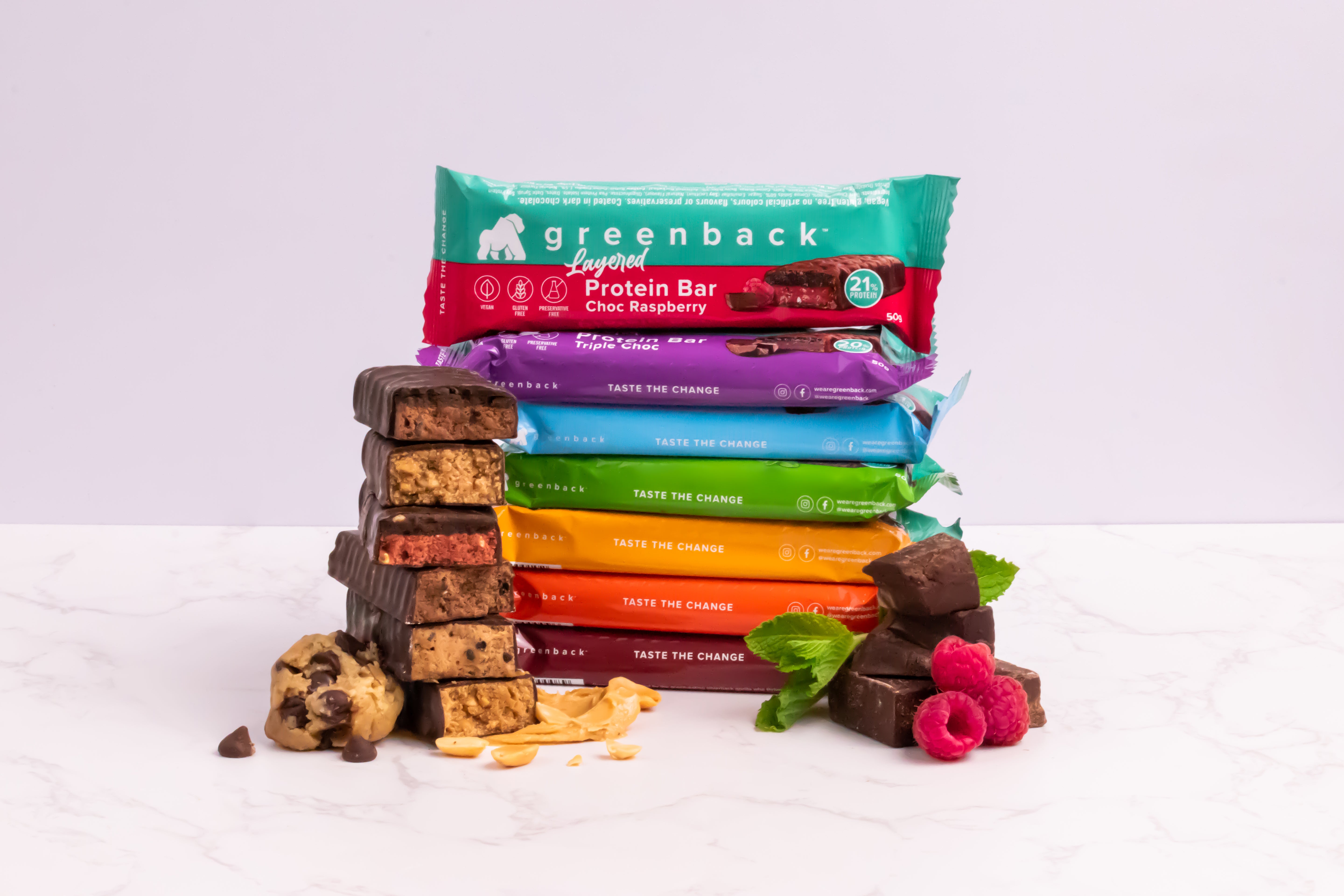 Plant-Based Sampler Protein Bars 50g x 5pk