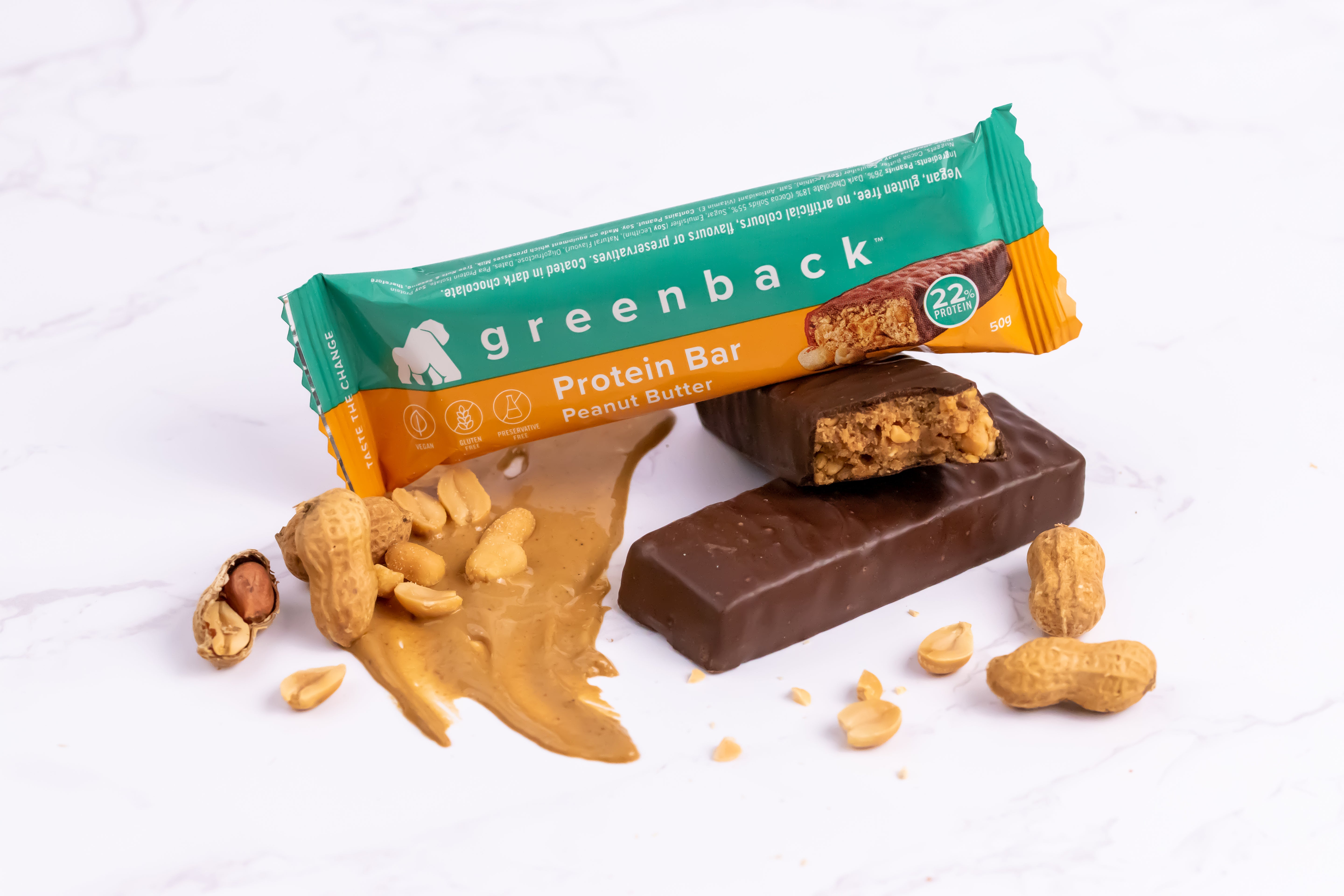 Plant-Based Peanut Butter Protein Bar 50g X 12pk