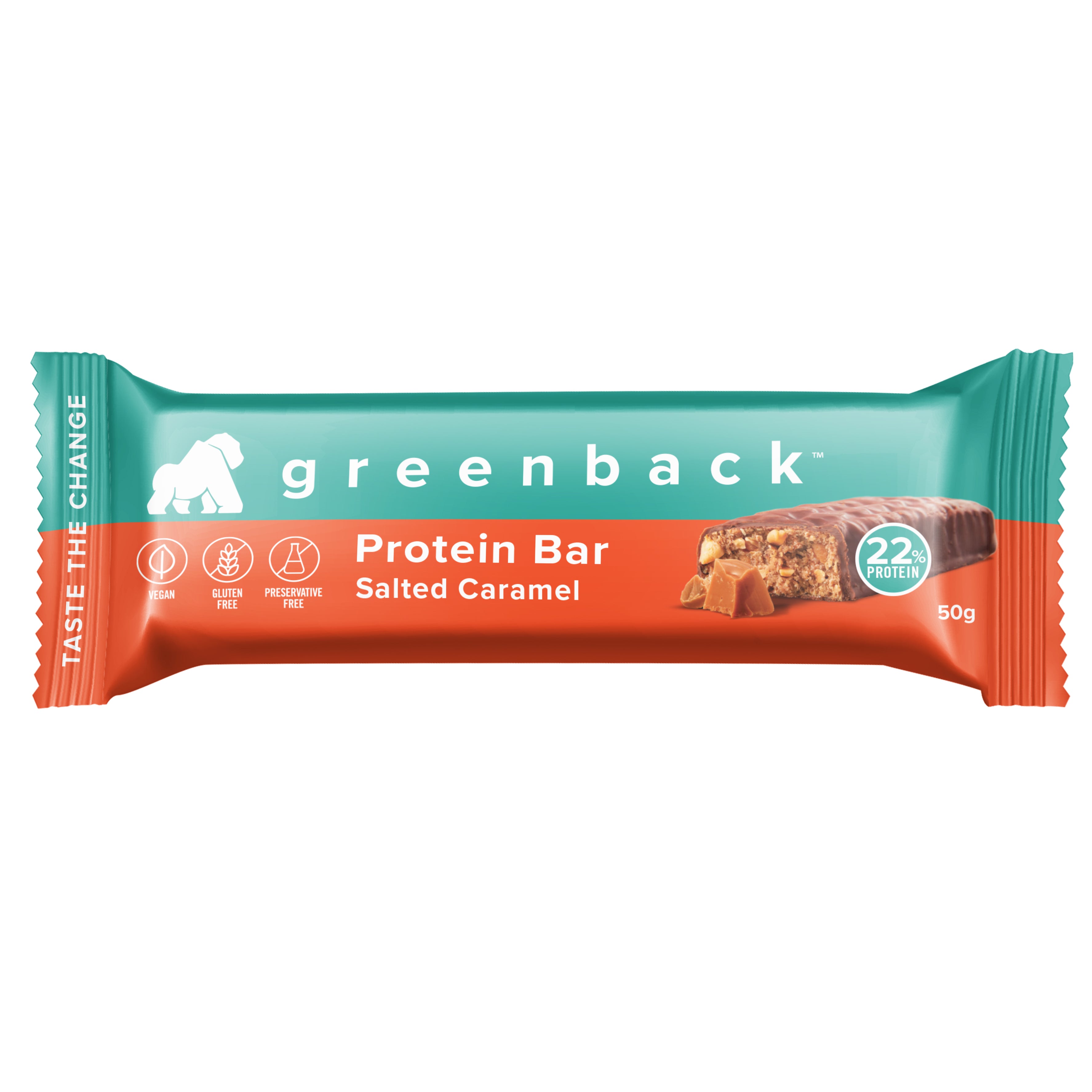 Plant-Based Salted Caramel Protein Bar 50g X 12pk