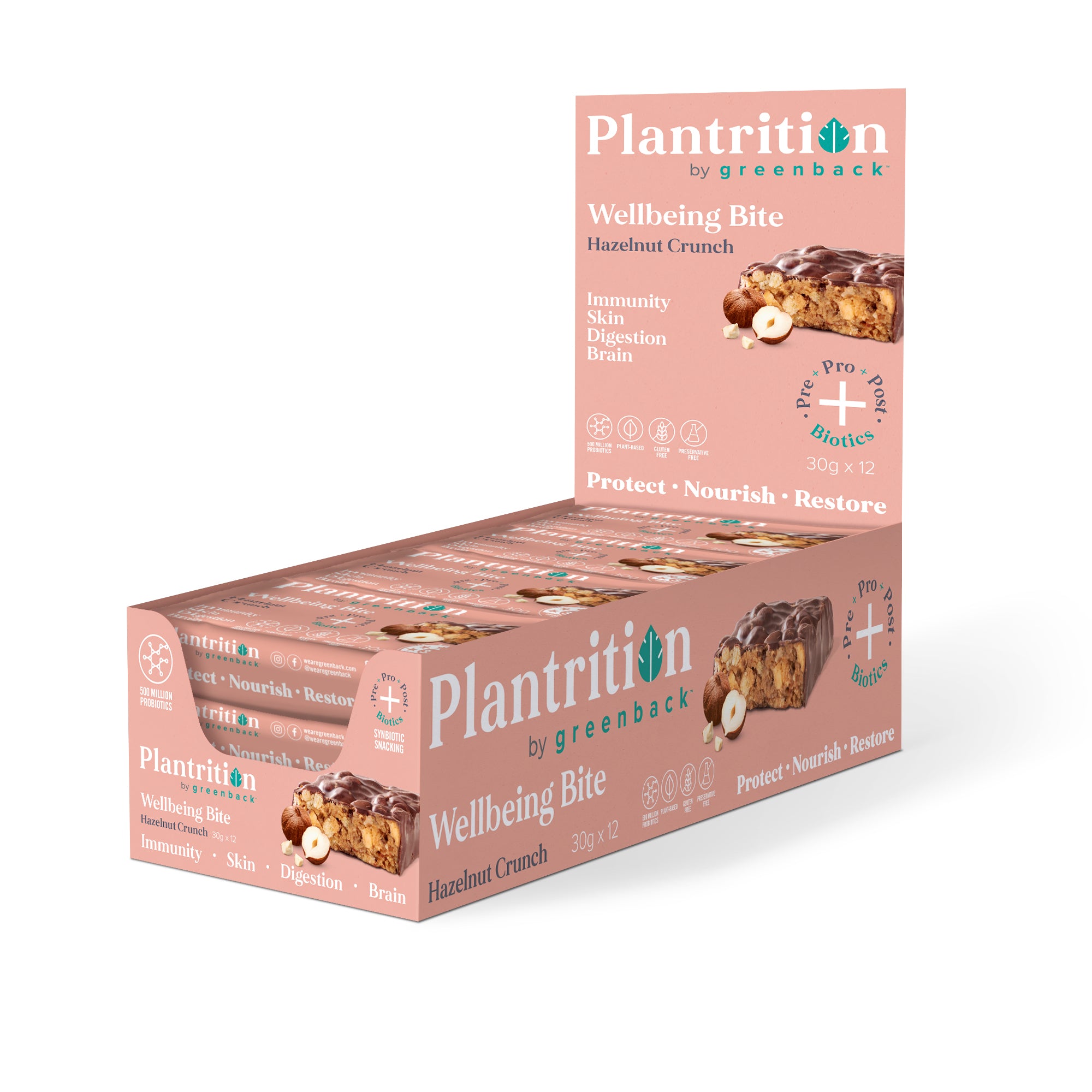 Plantrition Wellbeing Bite: Hazelnut Crunch