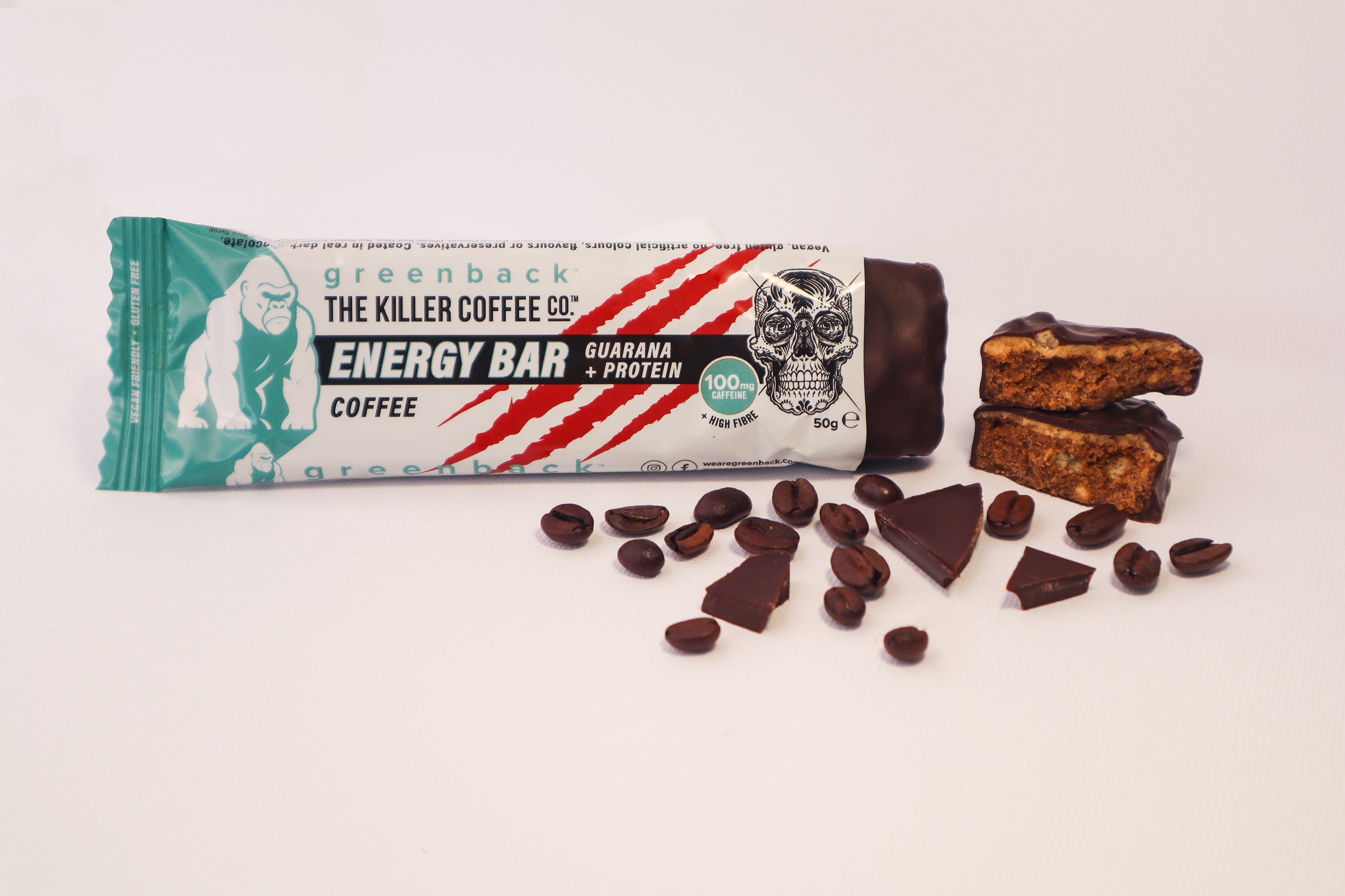 Plant-Based Killer Coffee Energy Bar 50g X 12pk