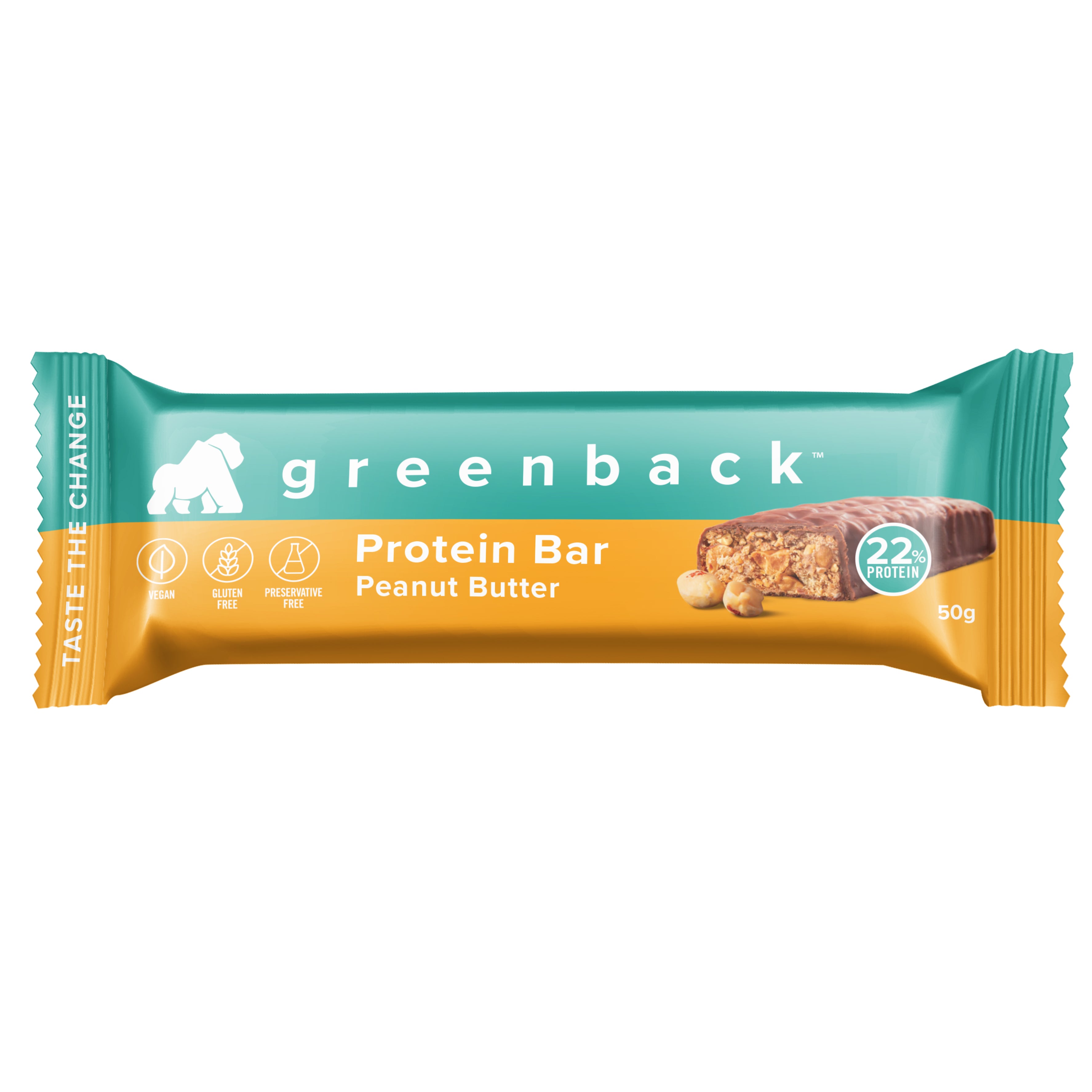 Plant-Based Peanut Butter Protein Bar 50g X 12pk