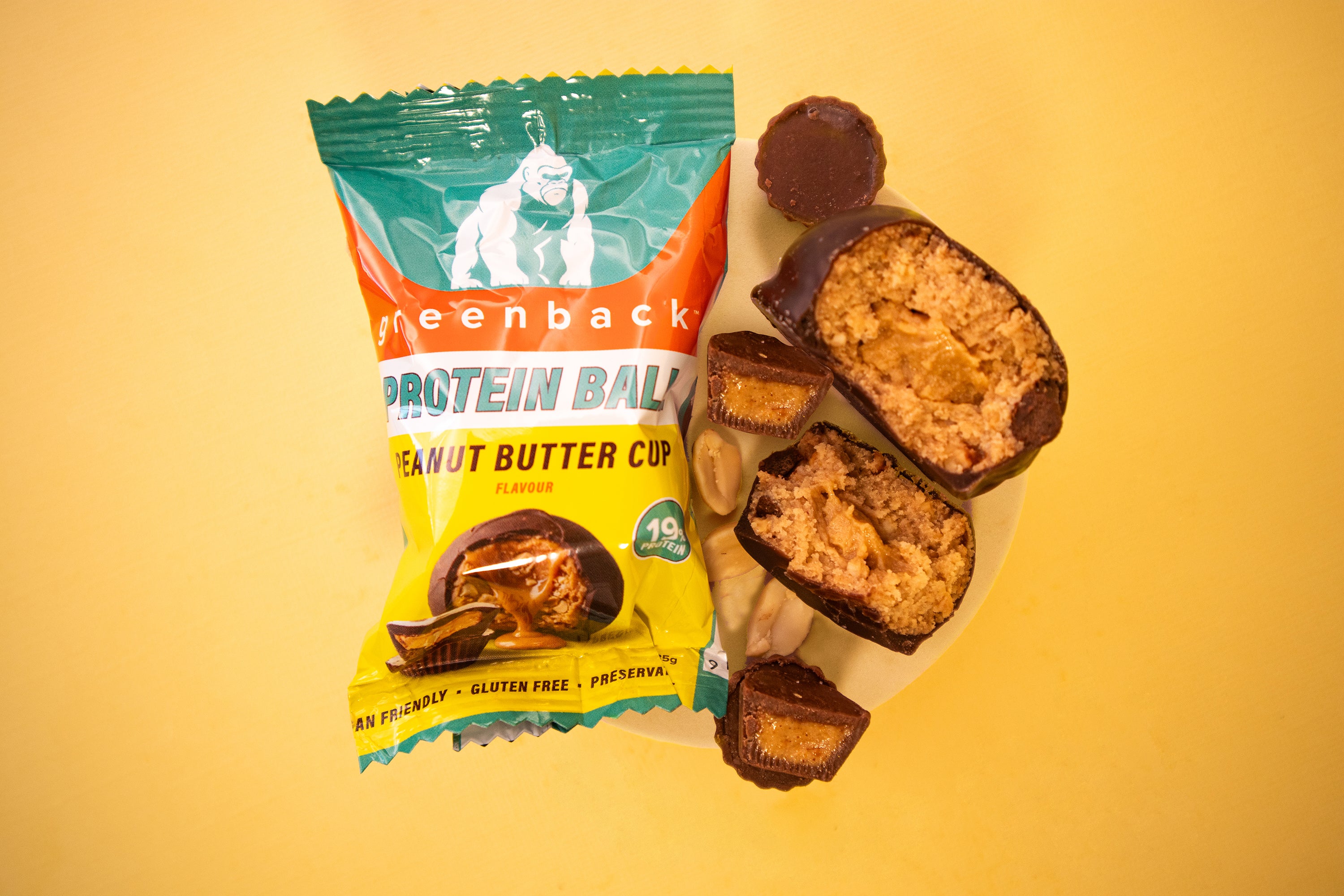 Plant-Based Peanut Butter Cup Protein Ball 35g x 10