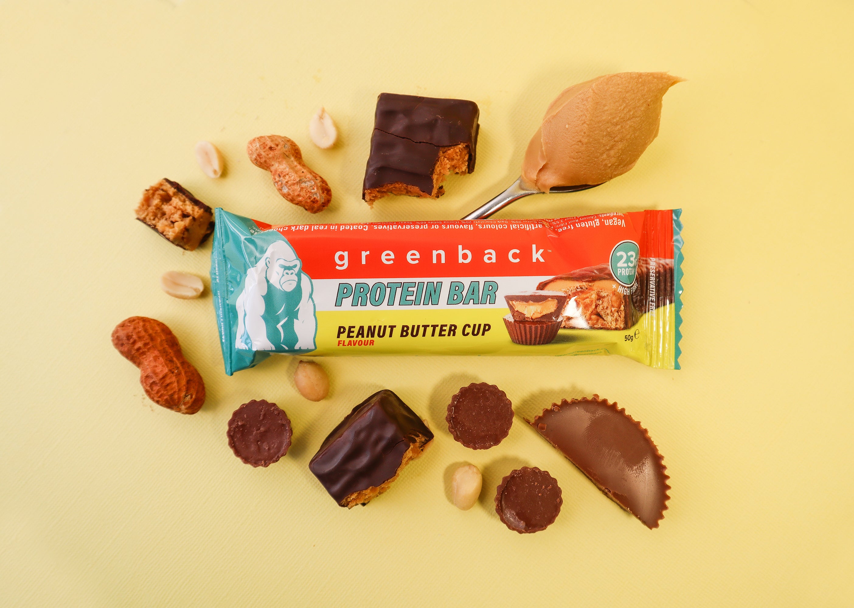Plant-Based Peanut Butter Cup Protein Bar 50g X 12pk
