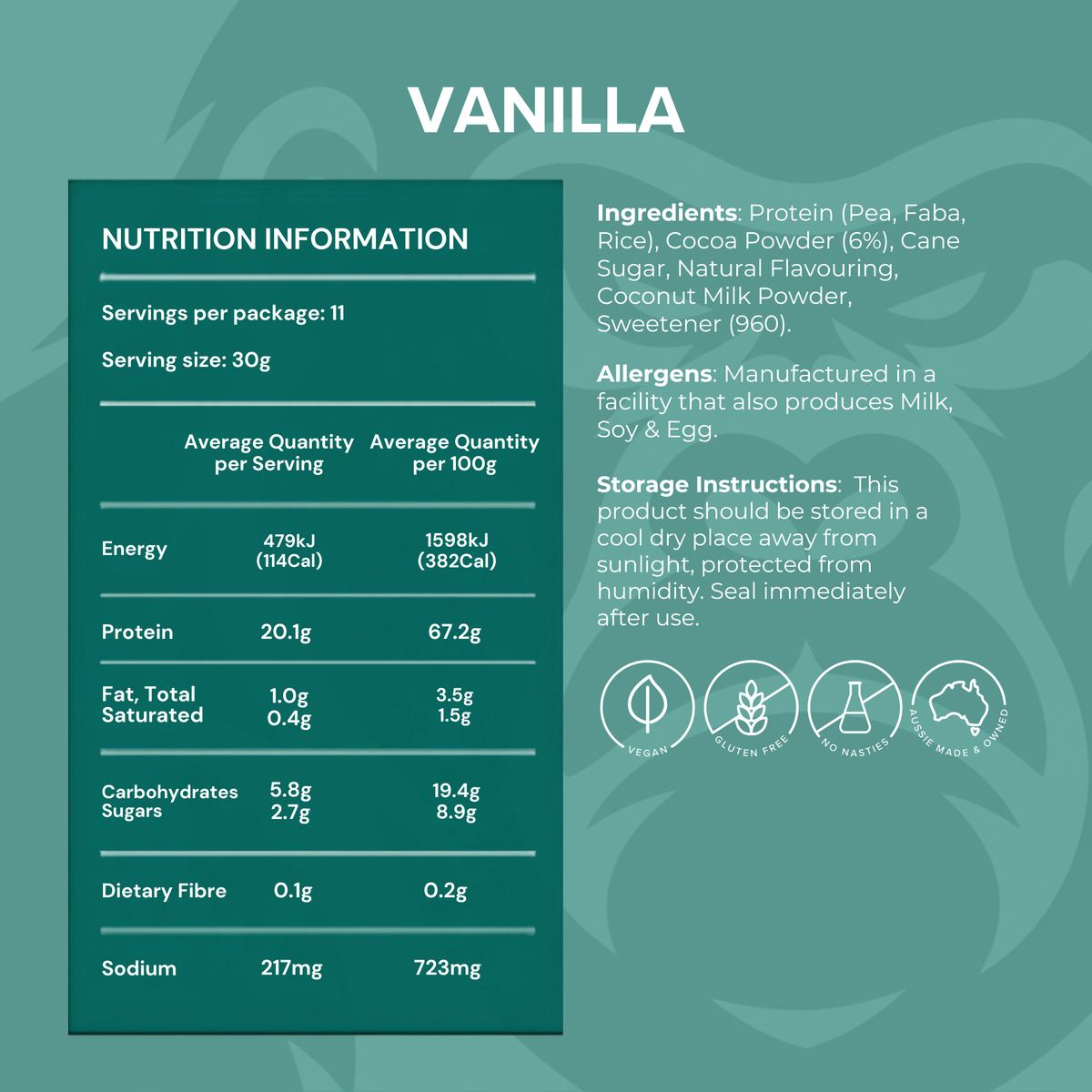 Vanilla (1 Pack)