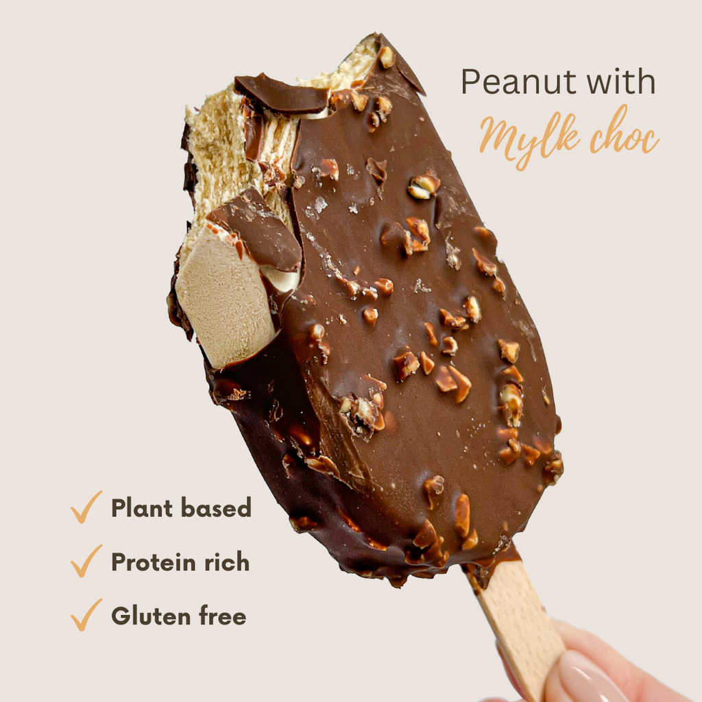 Greenback Peanut with Mylk Choc Protein Ice Cream Stick - 3 Pack