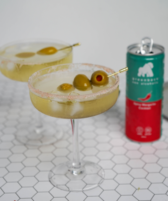 greenback non alcoholic spicy margarita cocktail 4 X 250ml